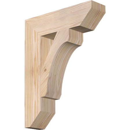 Ekena Millwork Legacy Slat Smooth Bracket, Douglas Fir, 3 1/2"W x 14"D x 18"H BKT04X14X18LEC06SDF